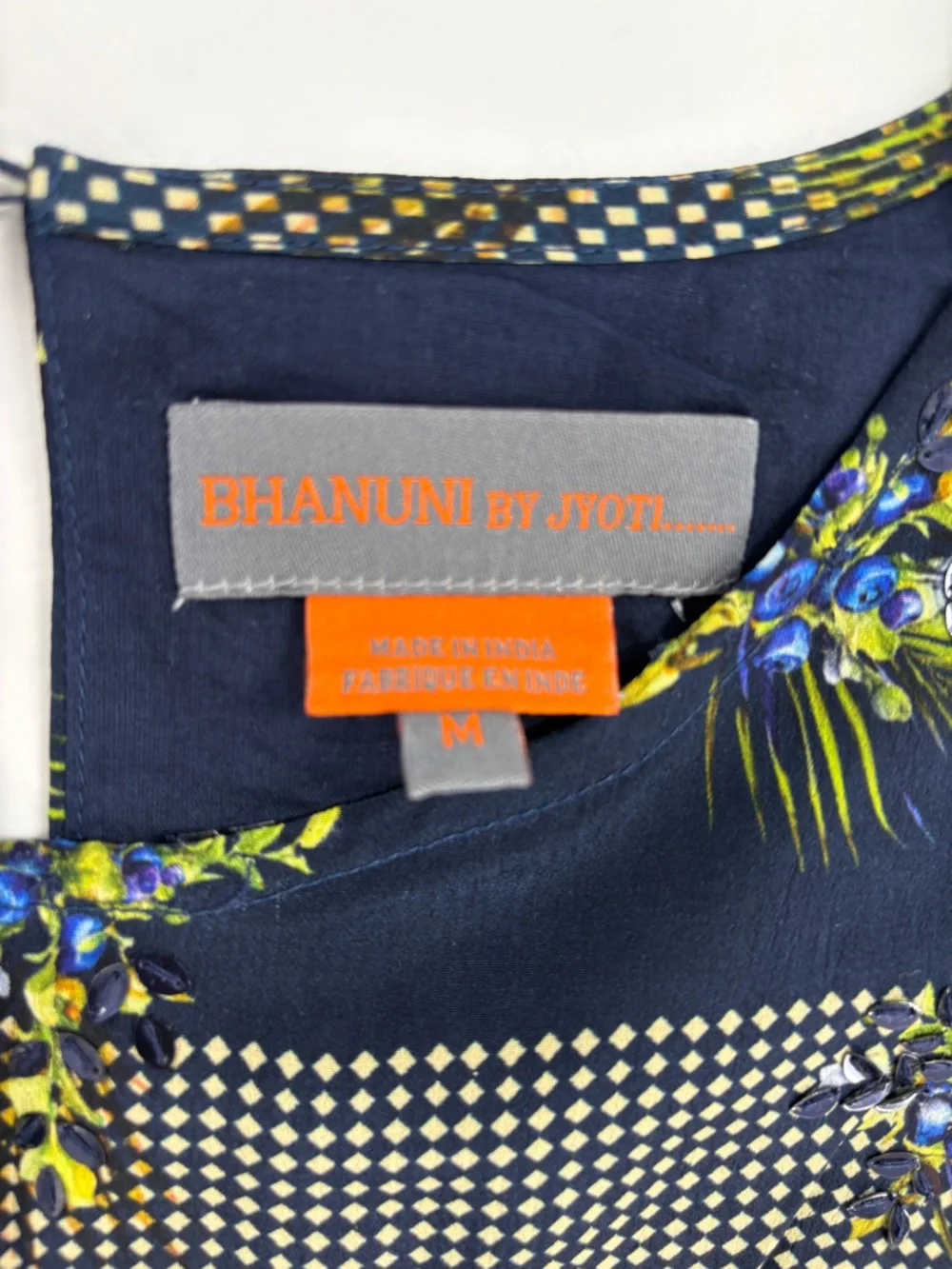 Anthropologie Bhanuni by Jyoti Floral Peplum Short-Sleeve Blouse - Picture 4 of 11